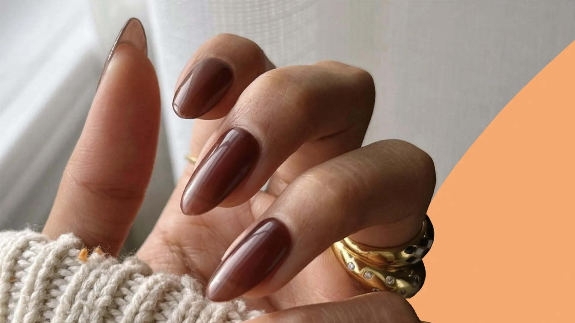 Embrace the Fall Vibes with 15 Brown Nail Ideas插图