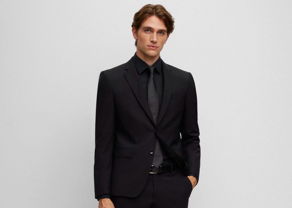 Black suit for men