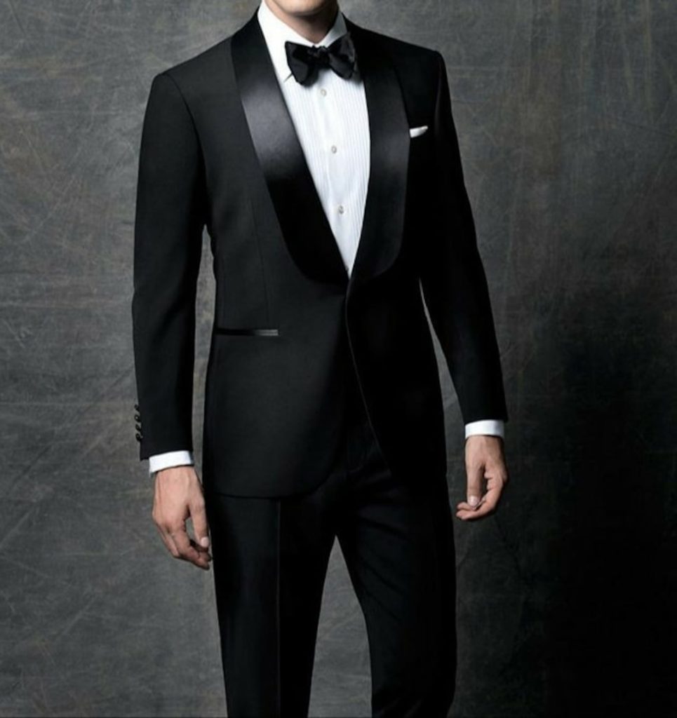 Black suit for men