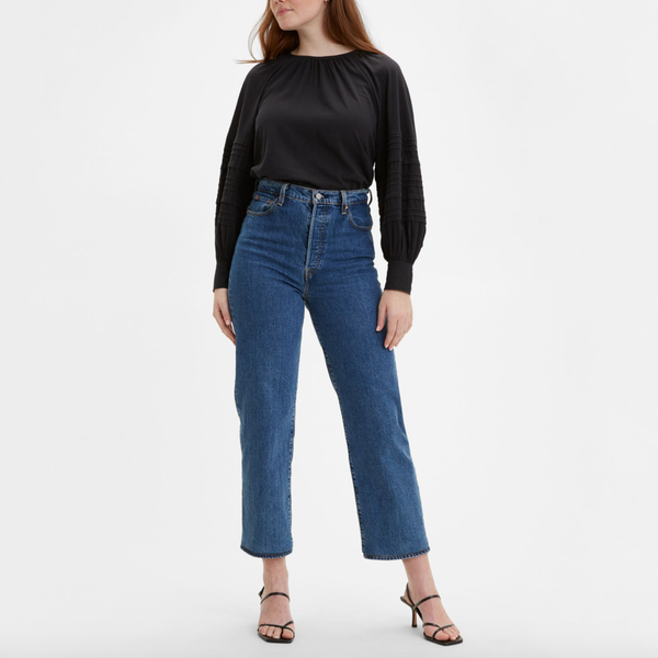 high rise jeans