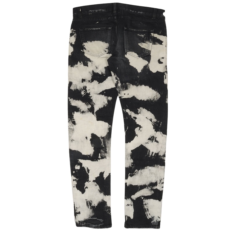 dye jeans black