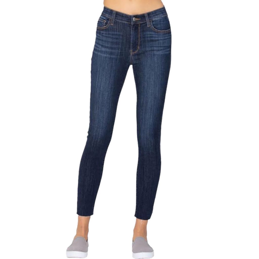 Mid rise skinny jeans