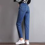 High rise jeans for women