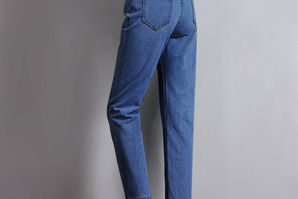 High rise jeans for women