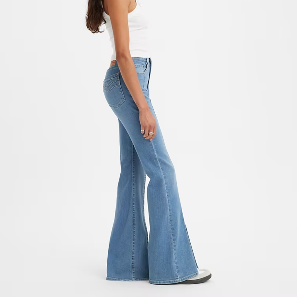 High rise jeans for women