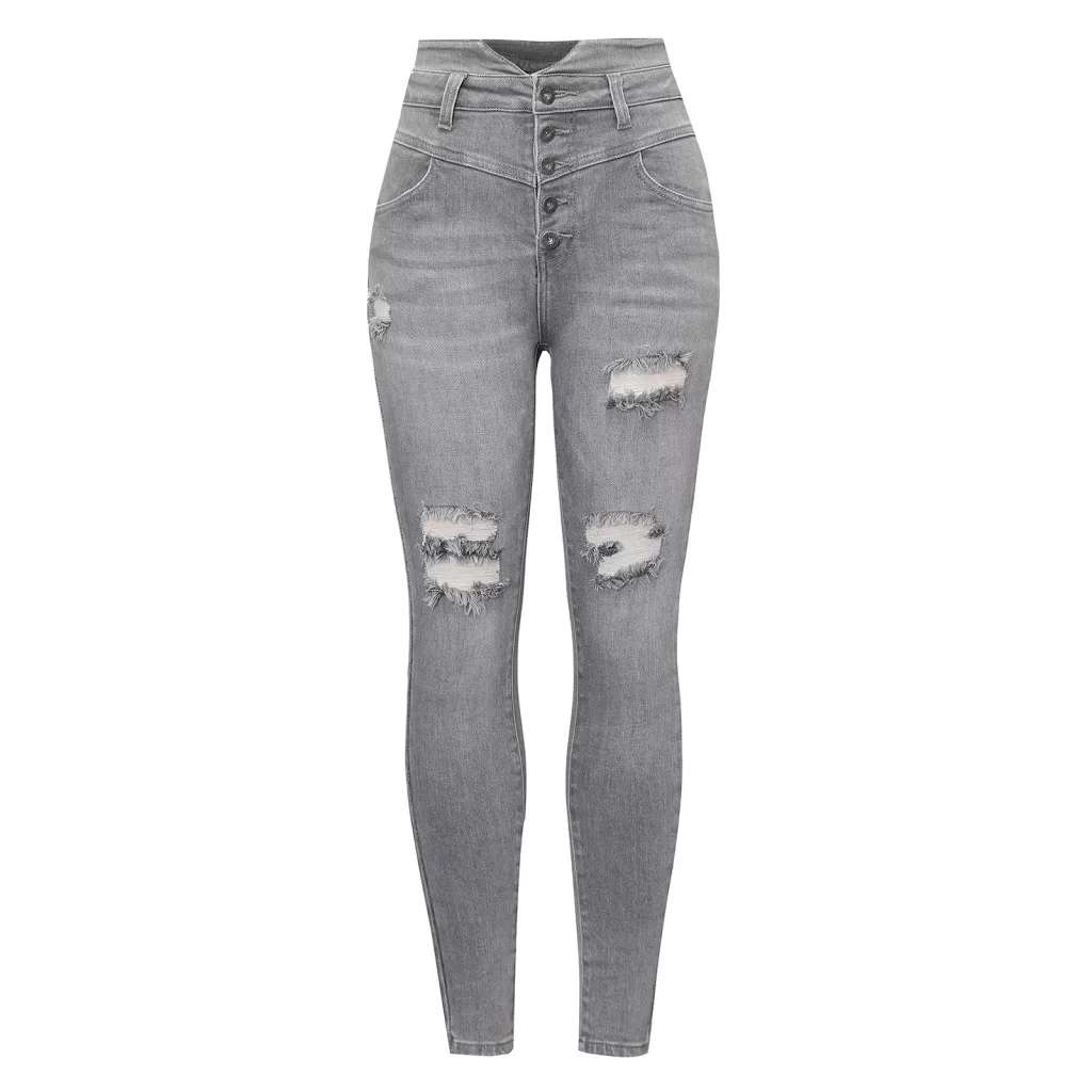 Distressed jeans women