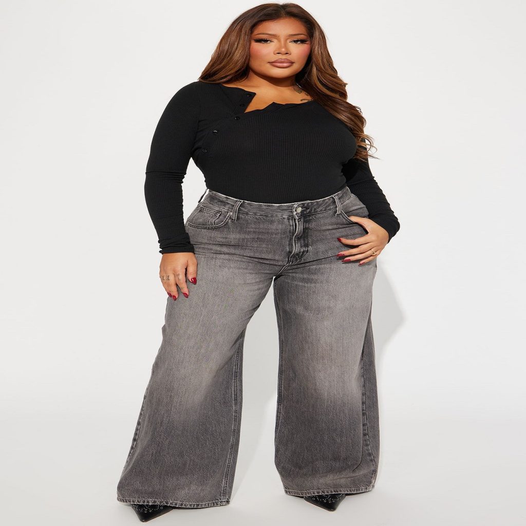 style baggy jeans plus size