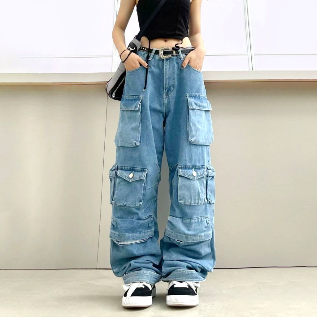 Baggy cargo jeans