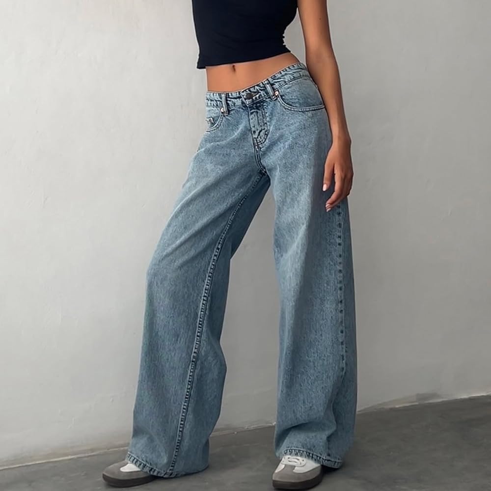 wear with baggy jeans women