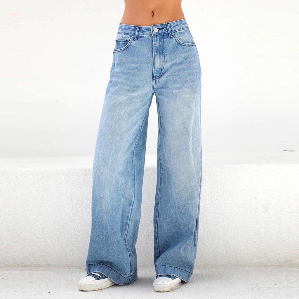 Baggy wide leg jeans