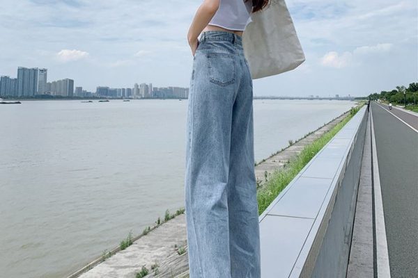 store jeans in closet