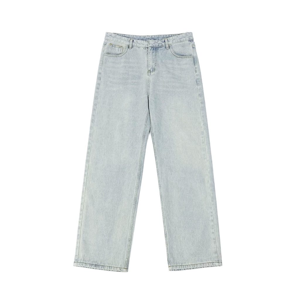 Light blue baggy jeans