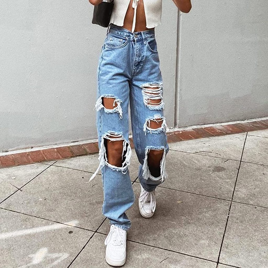 Baggy boyfriend jeans