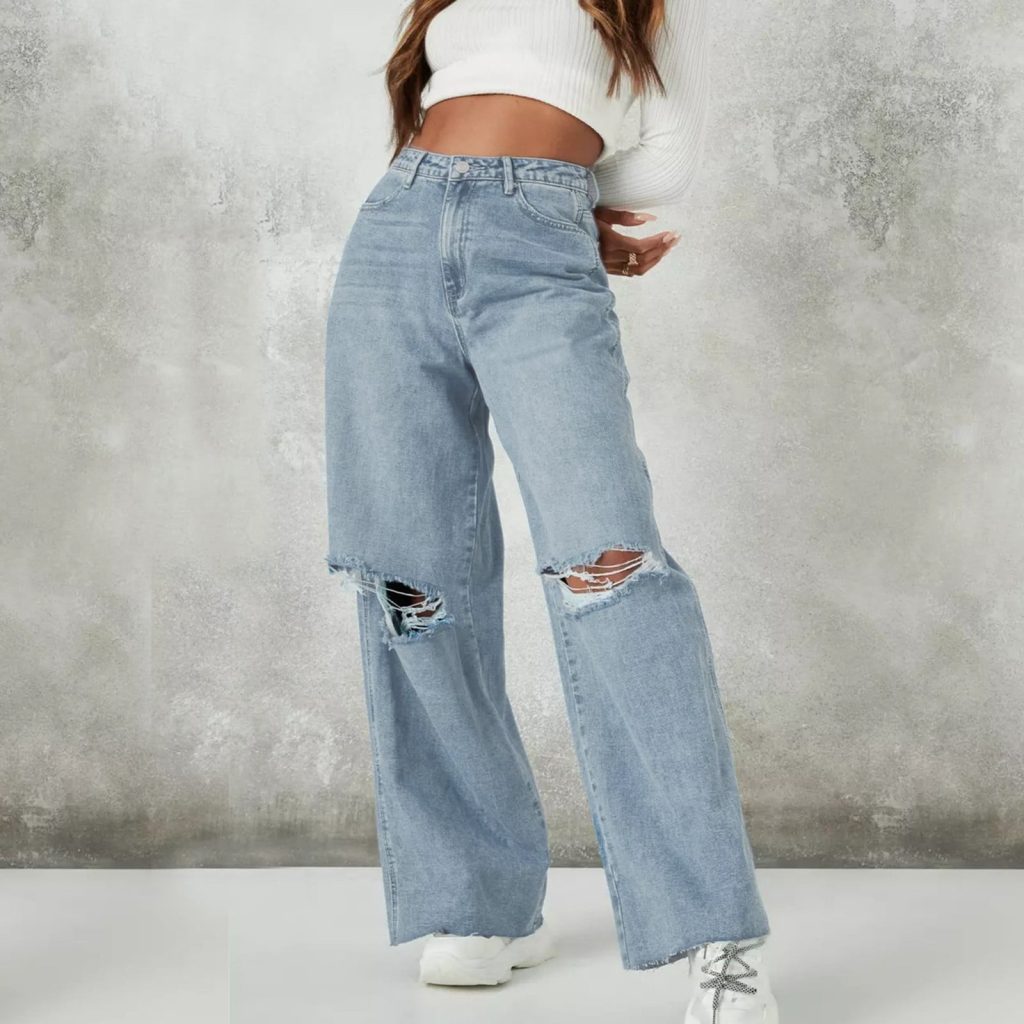 plus size baggy jeans