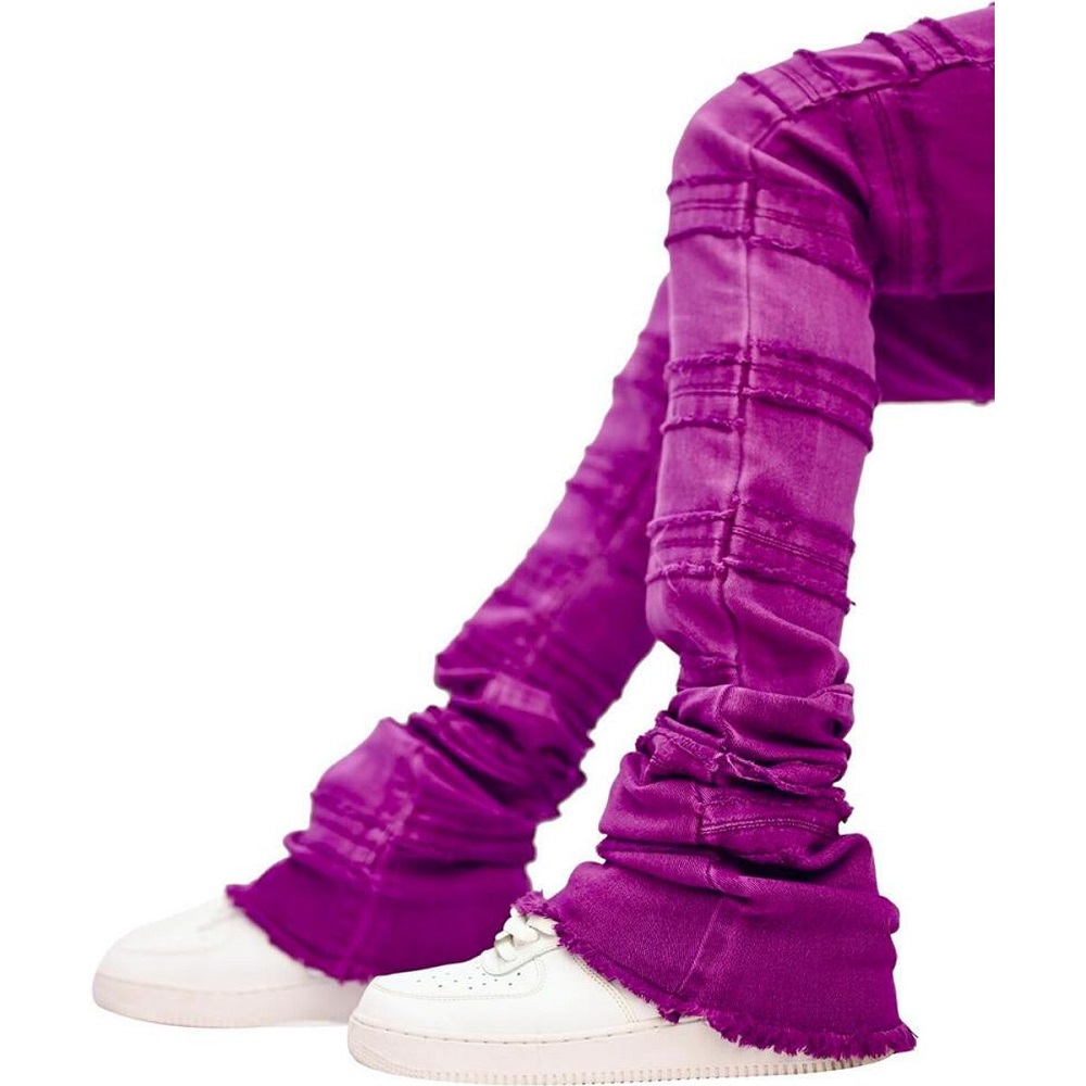 purple jeans