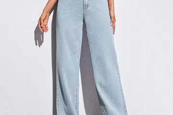 high rise baggy jeans