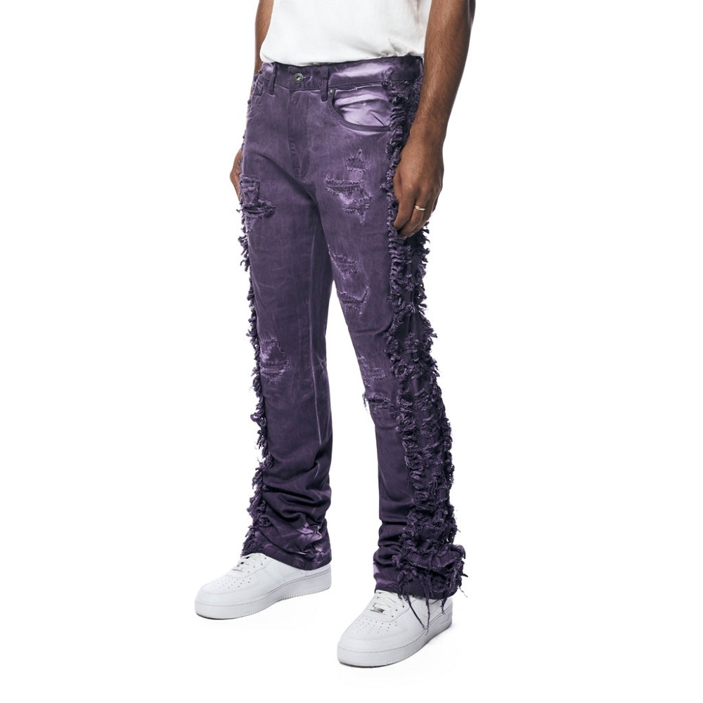 purple jeans