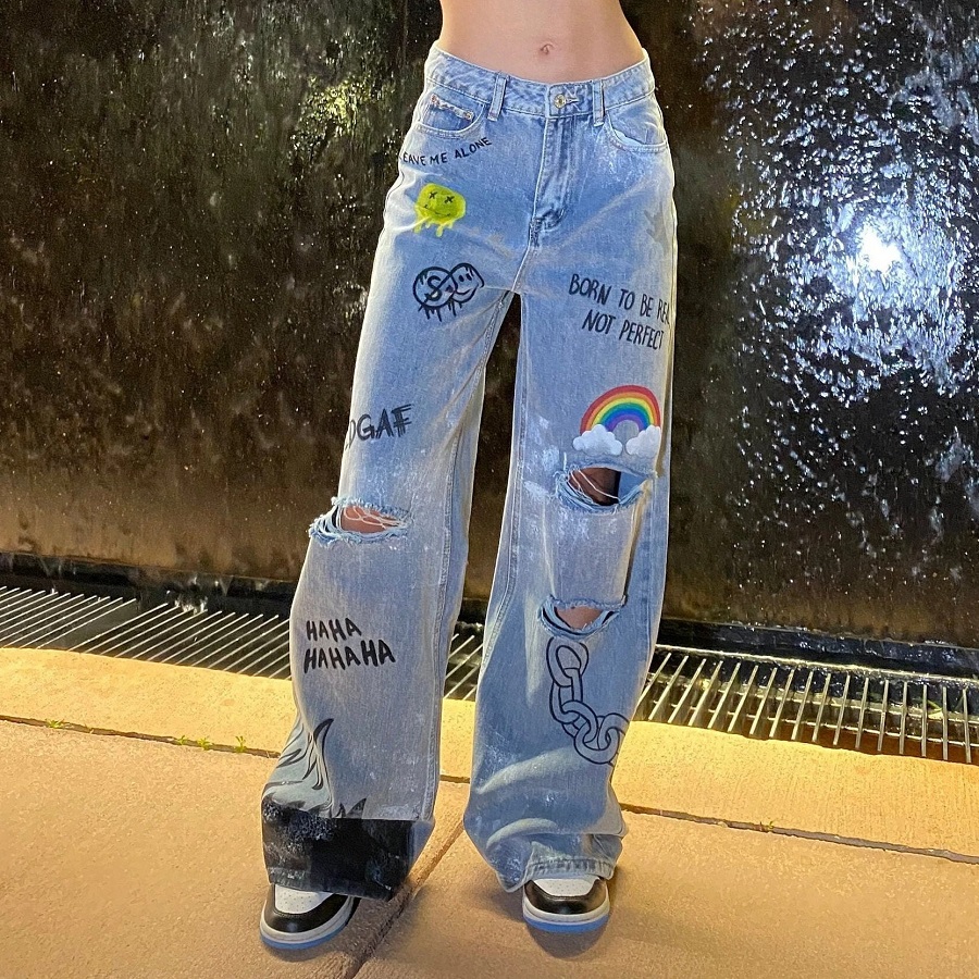 paint jeans