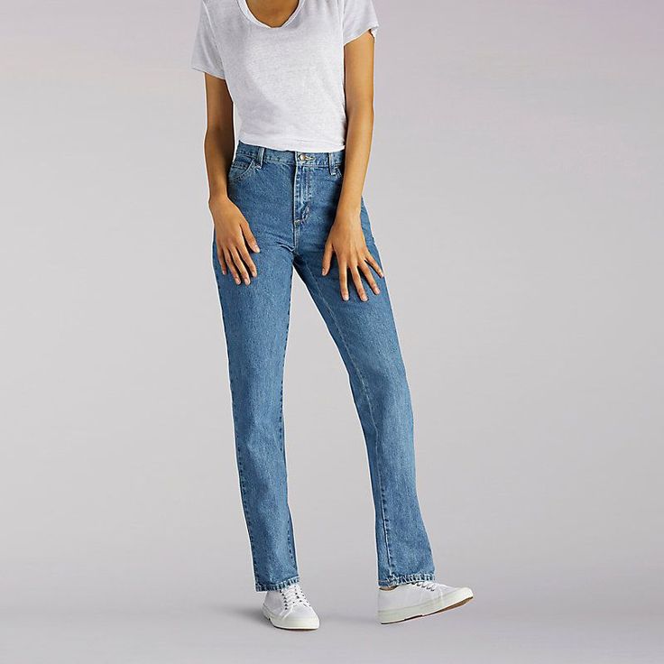 straight leg jeans