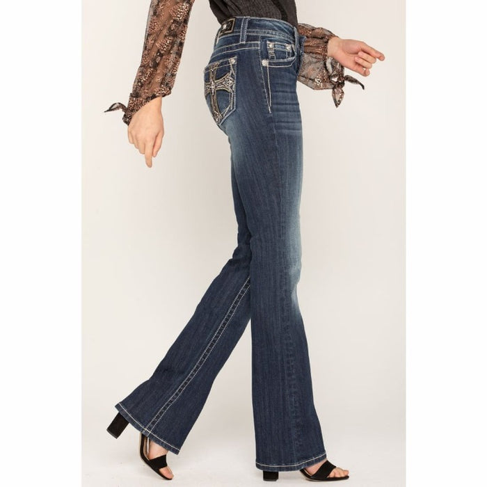 low rise flare jeans