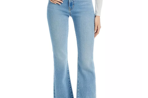 high waisted flare jeans