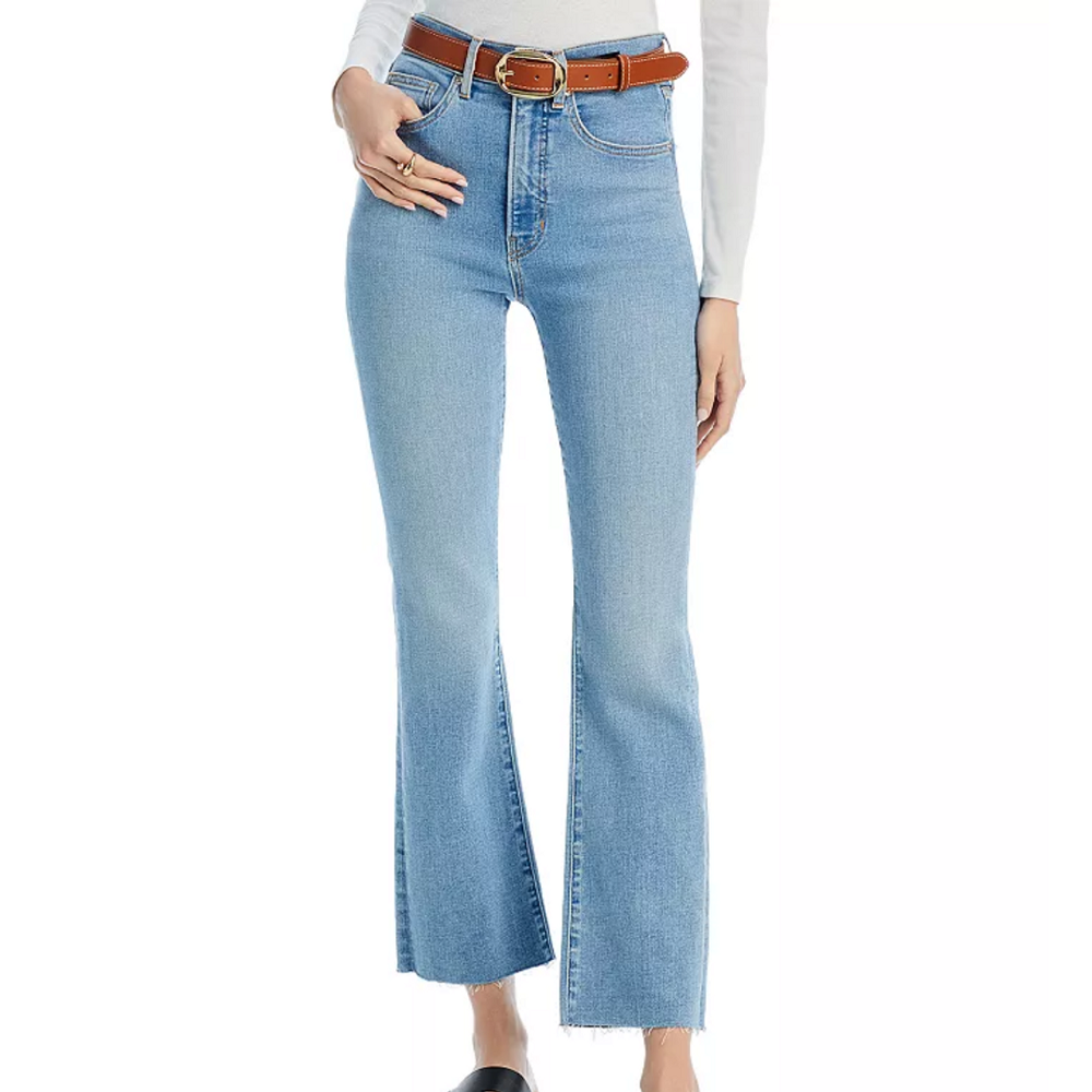 high waisted flare jeans