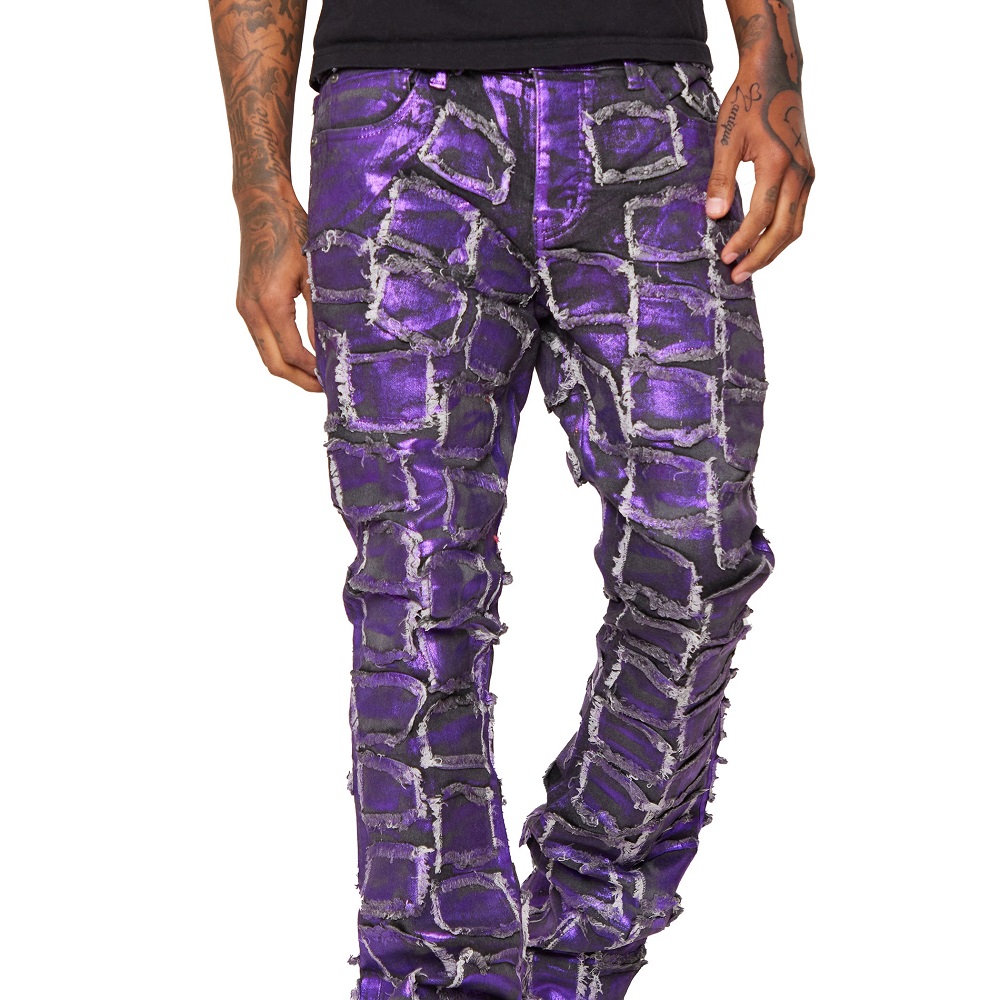 men's purple jeans