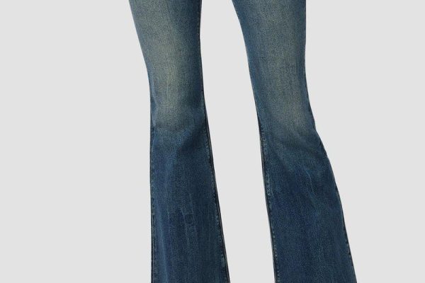 high rise flare jeans