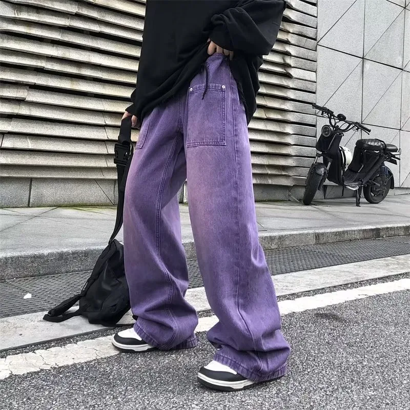 men's purple jeans