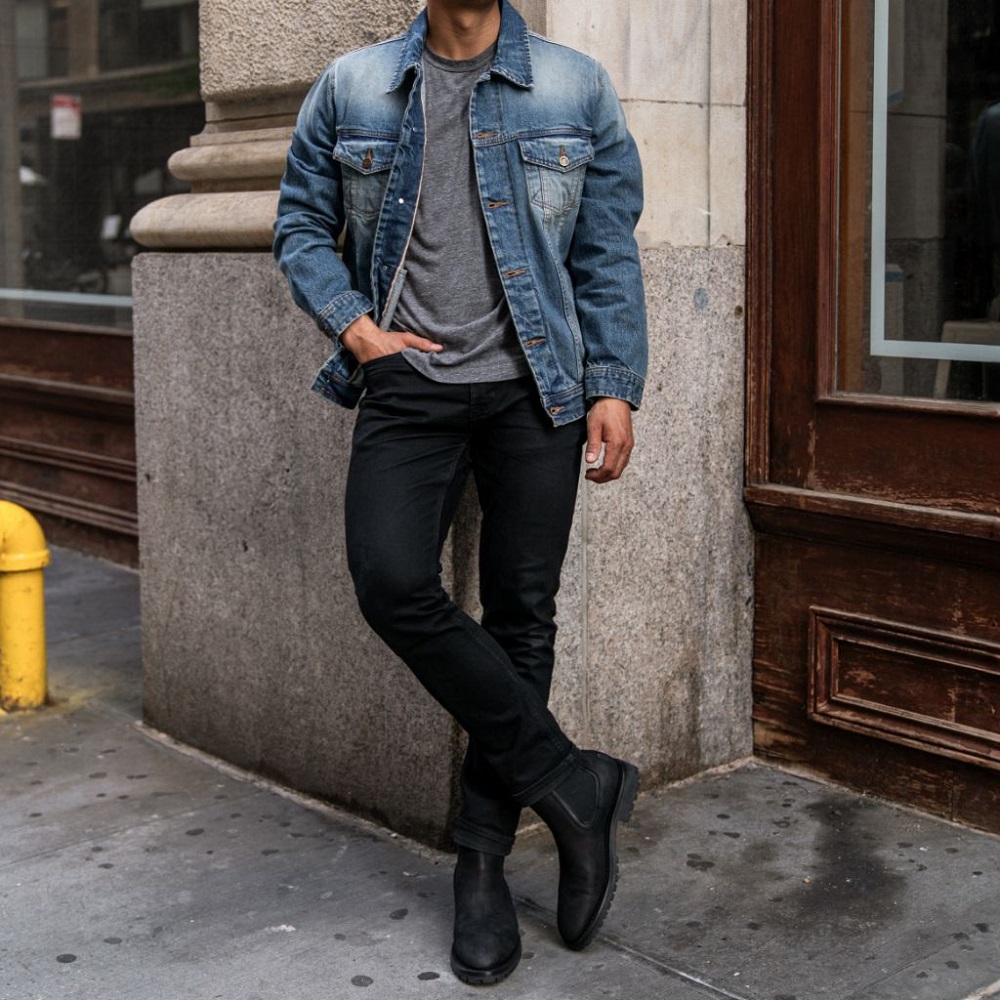 mens jean jacket