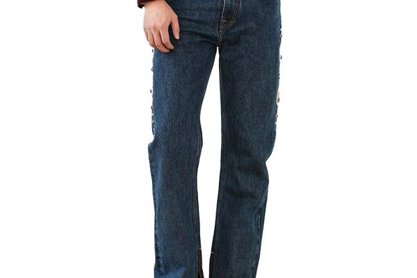 raw denim jeans