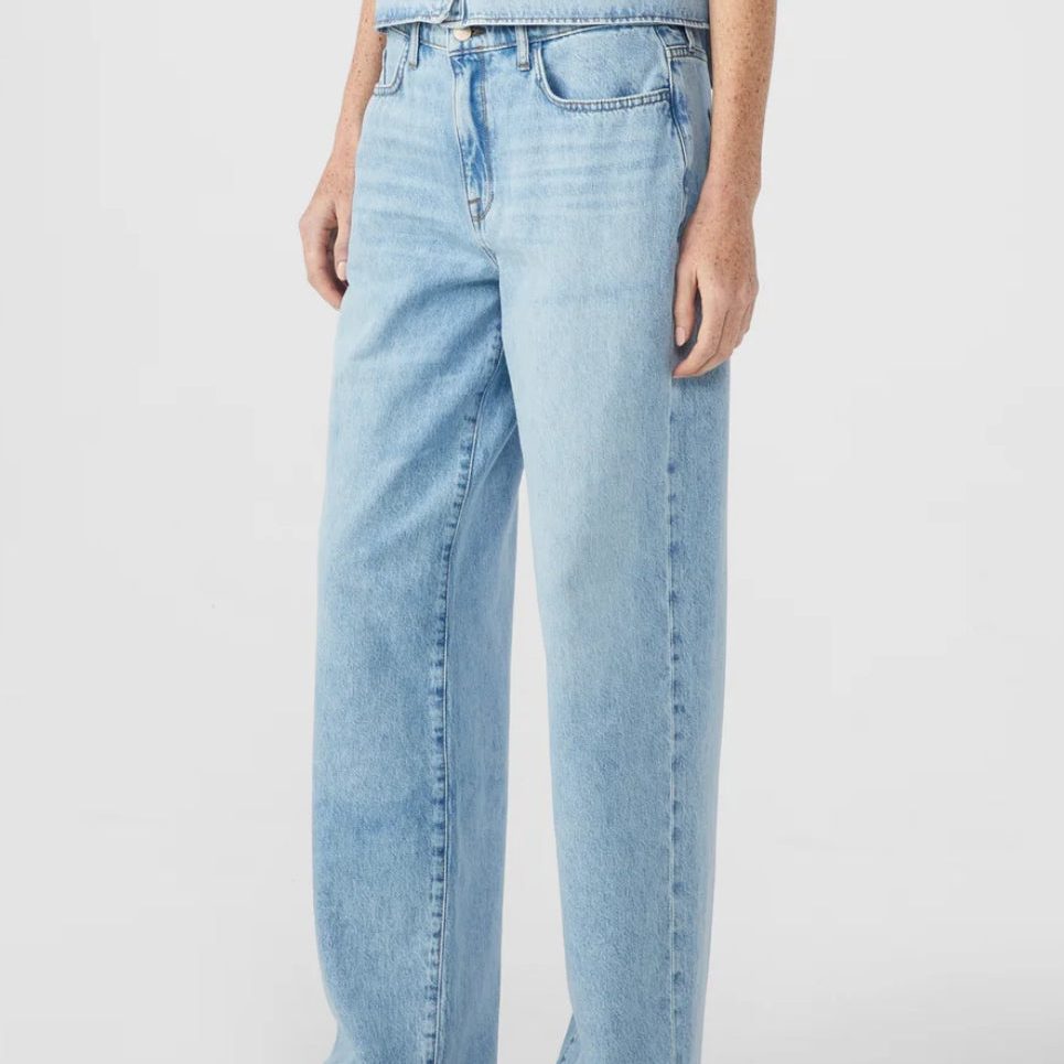 mid rise baggy jeans