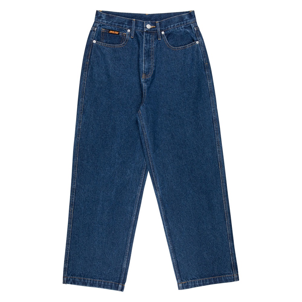 baggy blue jeans
