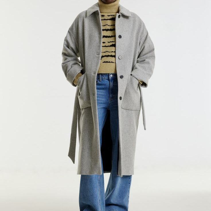 wool trench