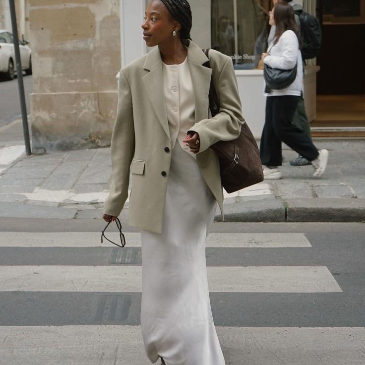 dress with blazer