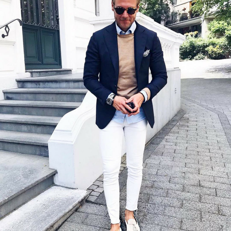 navy blue blazer