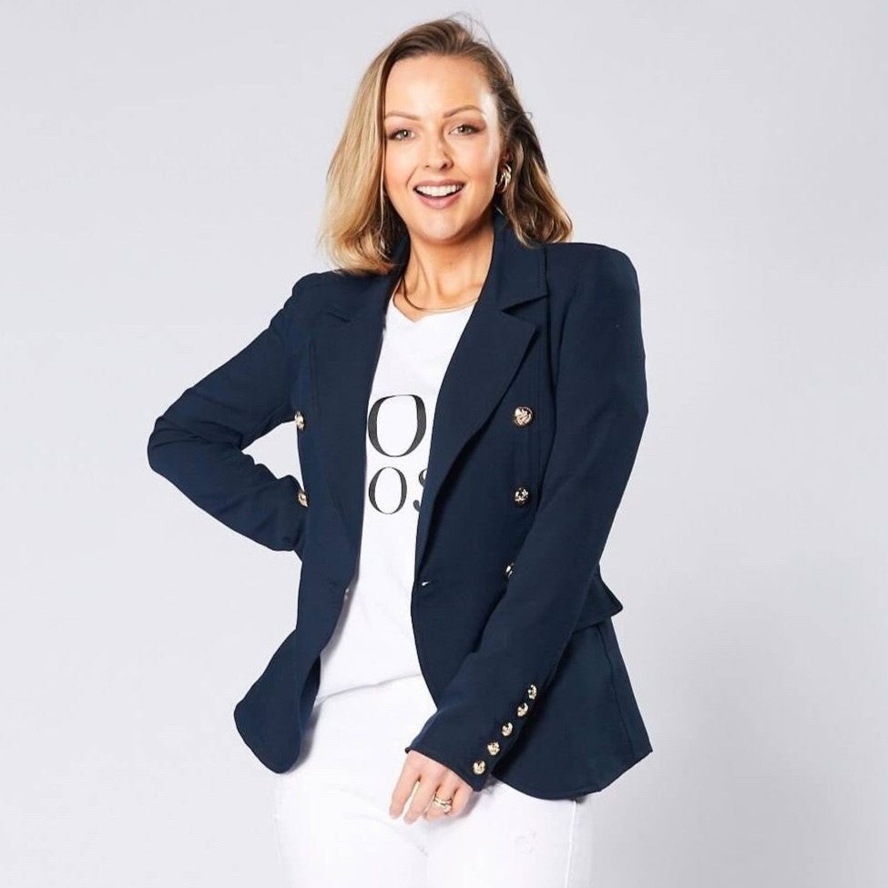 fitted blazer