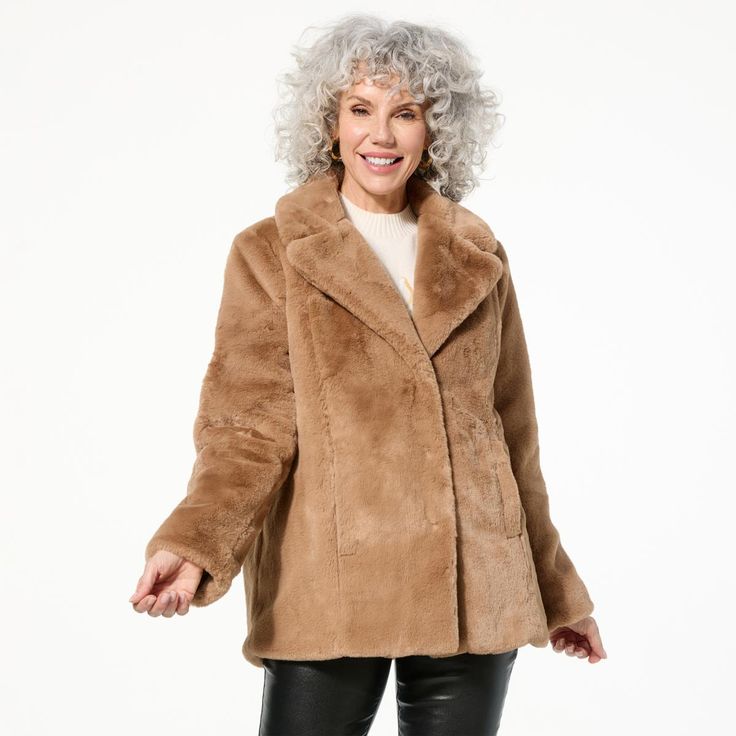 fake fur coat