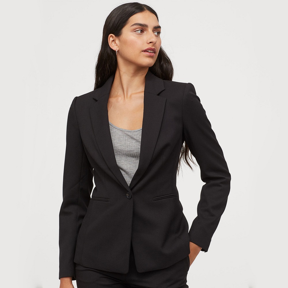 womens black blazer