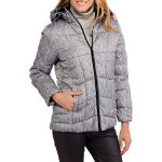 women's puffer jacket with hood