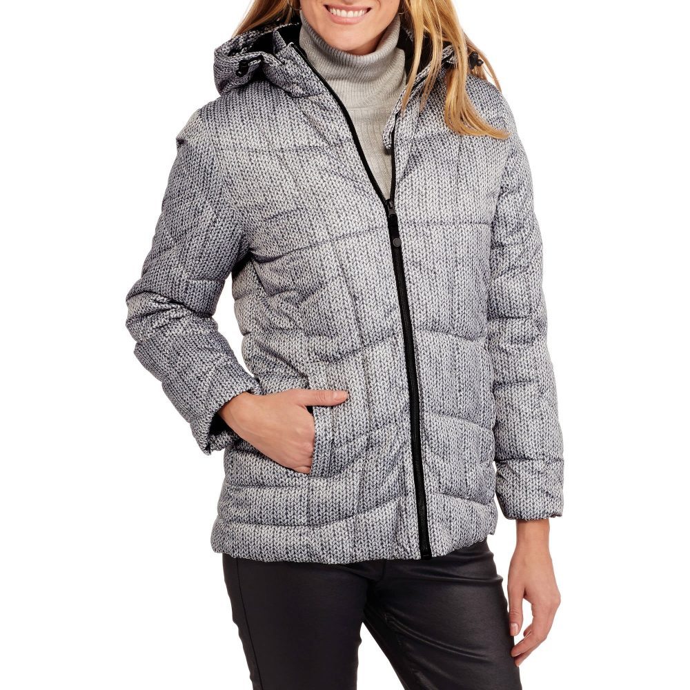 women's puffer jacket with hood
