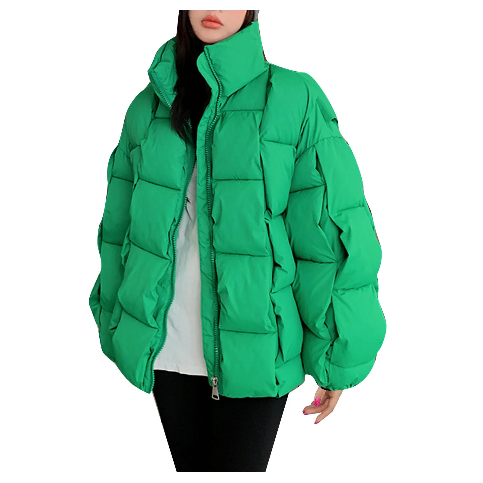 women's puffer jacket with hood