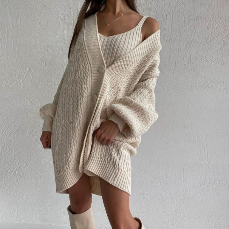 2 piece cardigan sweater set