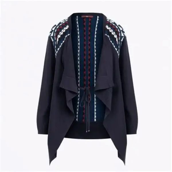 tie front cardigan