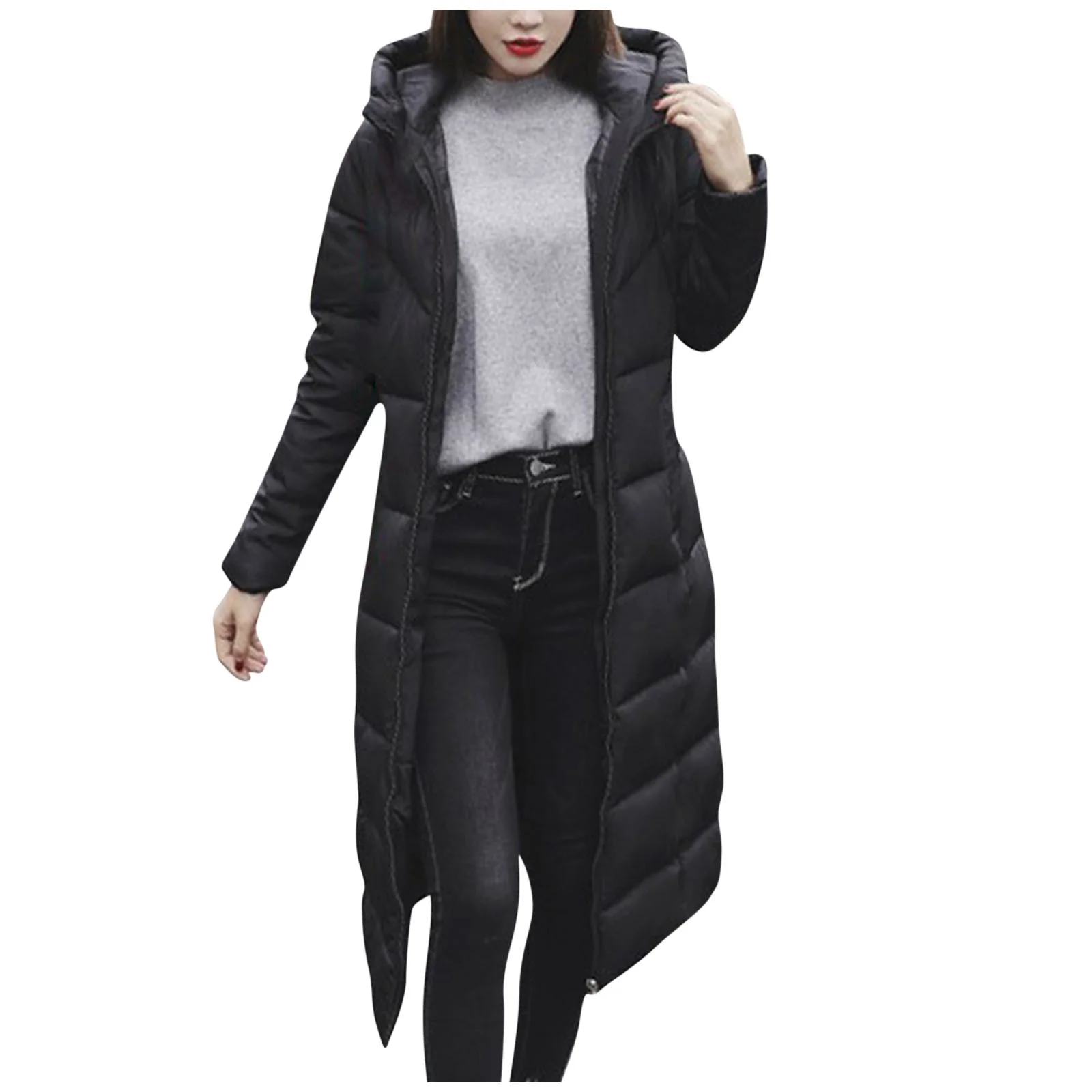women's puffer jacket with hood