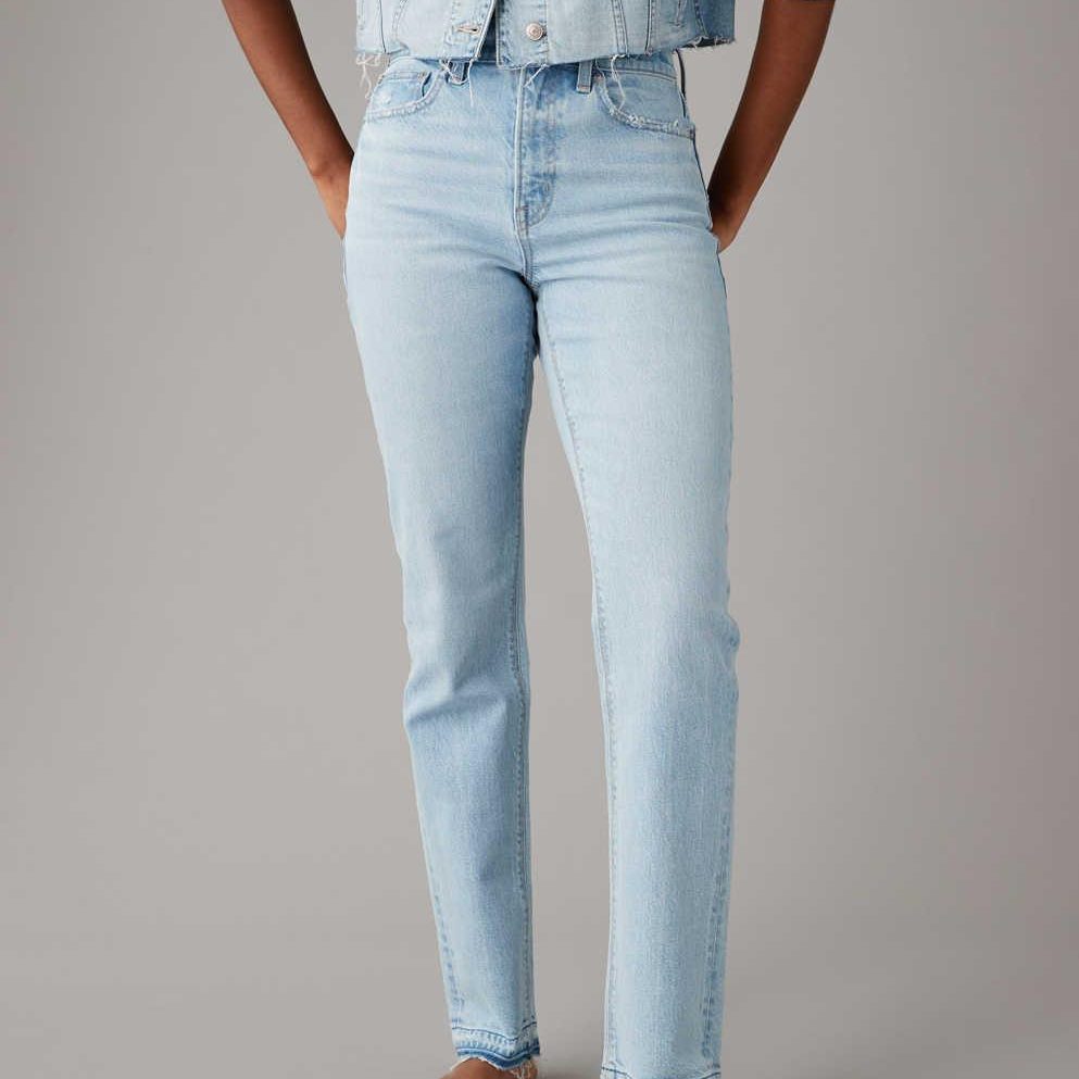 straight jeans