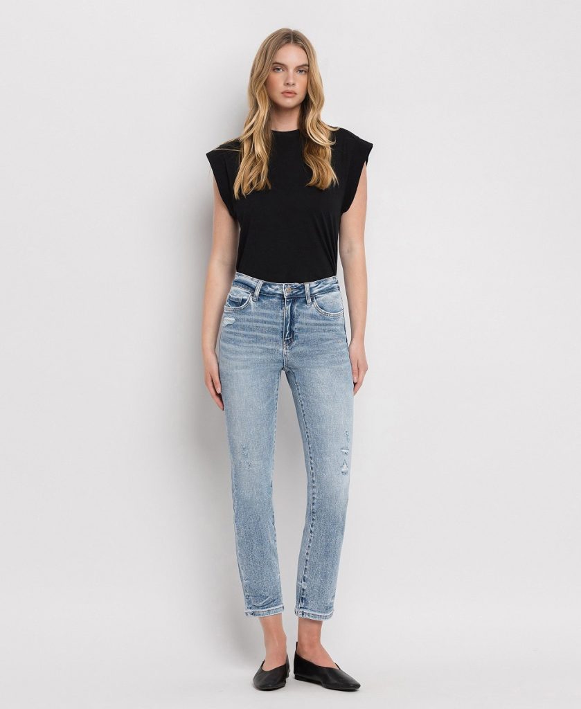 straight jeans