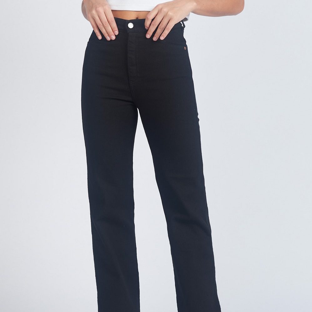 straight jeans